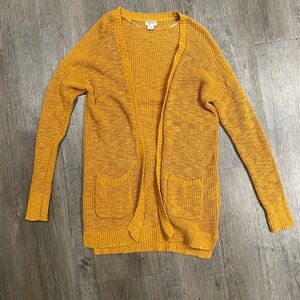 Mossimo Mustard Yellow Junior’s Women's Sweater